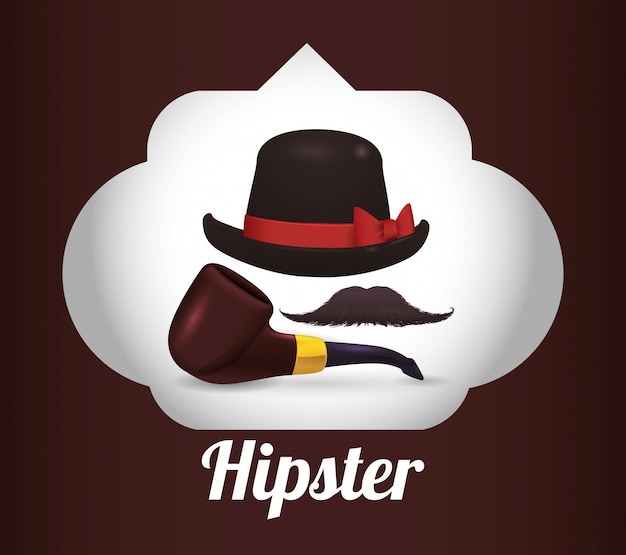 Hipster style design 