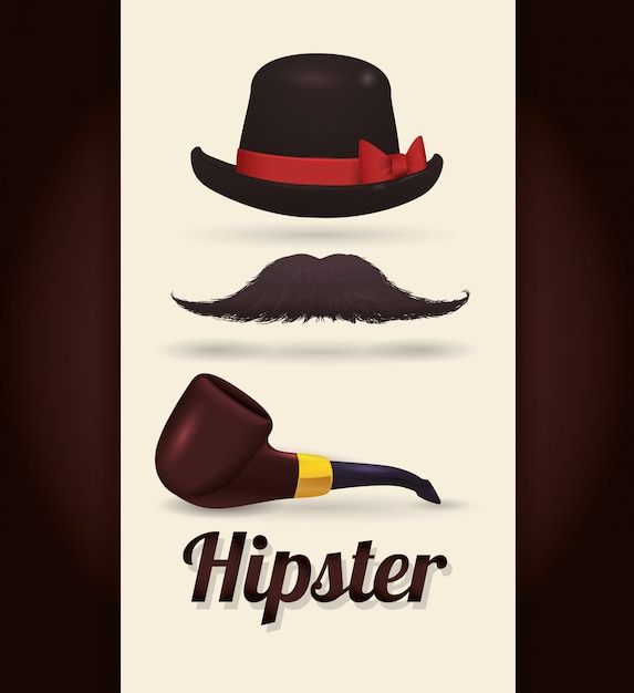 Hipster style design 