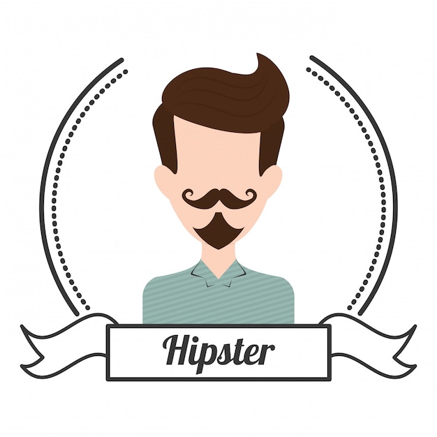 Hipster style design 