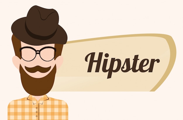 Hipster style design 