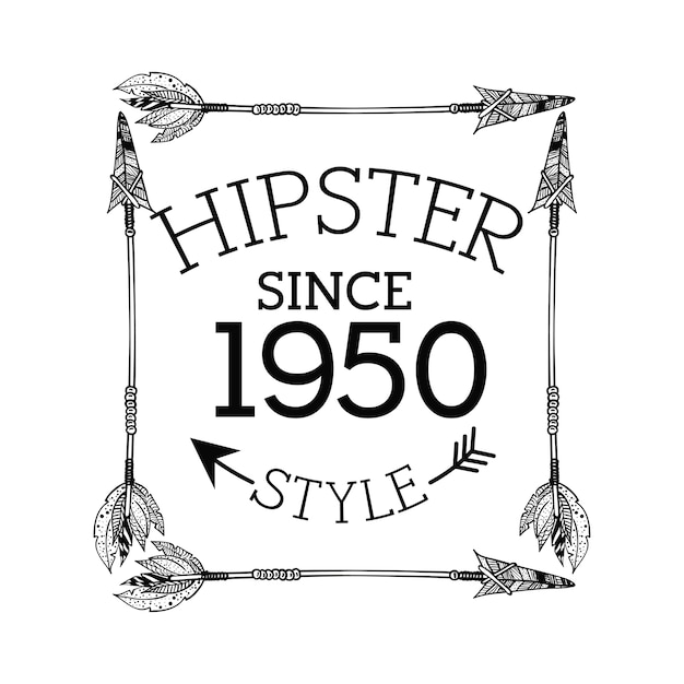 hipster style design