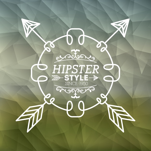 Hipster style design 