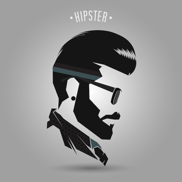 Hipster vintage hair style