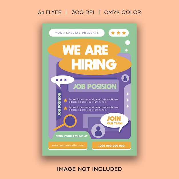 Hiring flyer