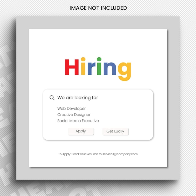 Hiring post Social Post Design