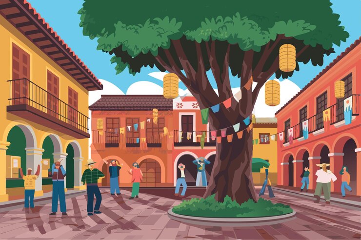 Vector hispanic heritage month vector illustration art