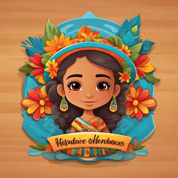 Hispanic heritage vector