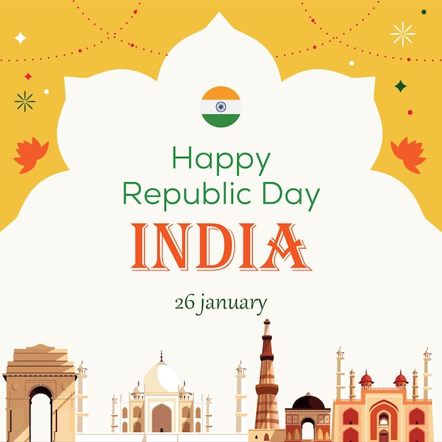 Historic traditional india republic day