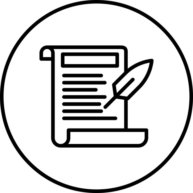 Historie vector icoontje illustratie van Onderwijs icoonset