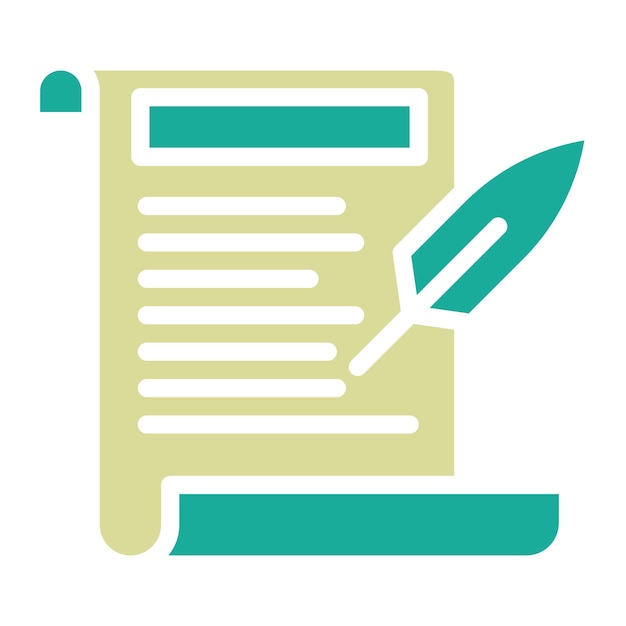 Historie vector icoontje illustratie van Onderwijs icoonset