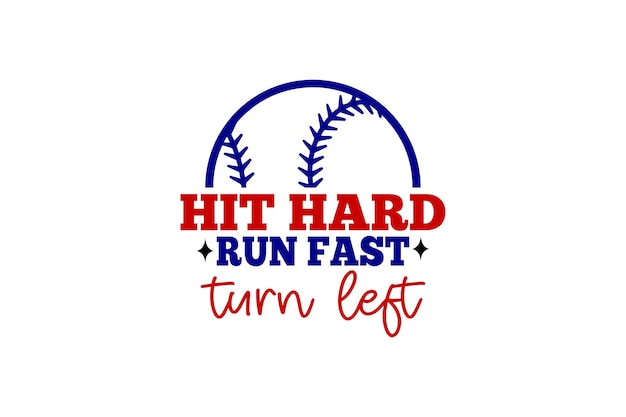 Hit hard run fast turn left vector bestand