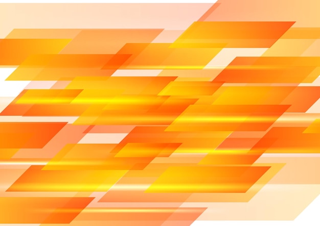 Hitech orange shapes abstract vector background