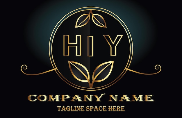 Vettore logo della lettera hiy