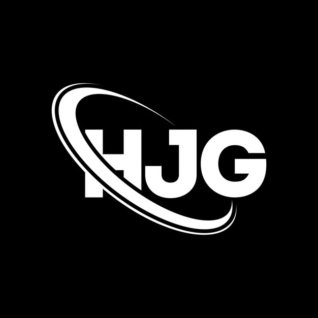 Vector hjg logo hjg letter hjg letter logo design initials hjg logo linked with circle and uppercase monogram logo hjg typography for technology business and real estate brand