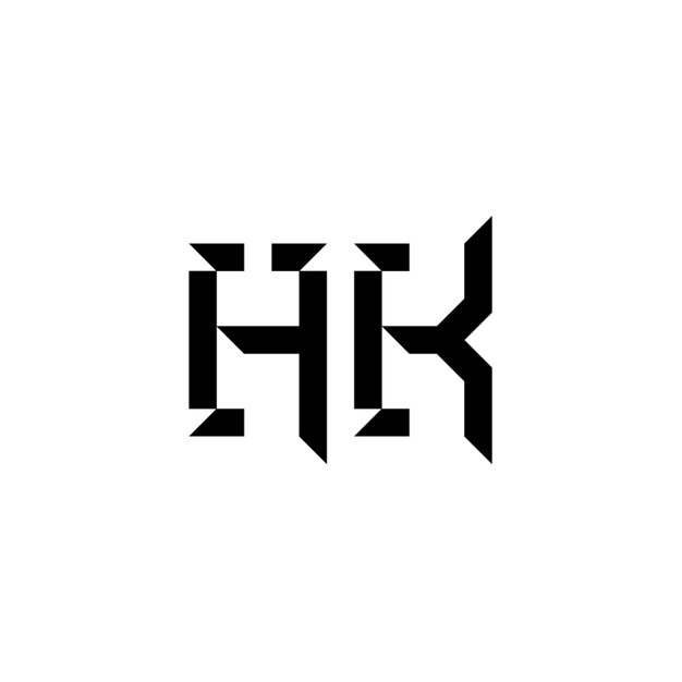 モノグラム ロゴデザイン 文字 文字 シンボル 単色 ロゴ 文字 アルファベット シンプル ロゴ