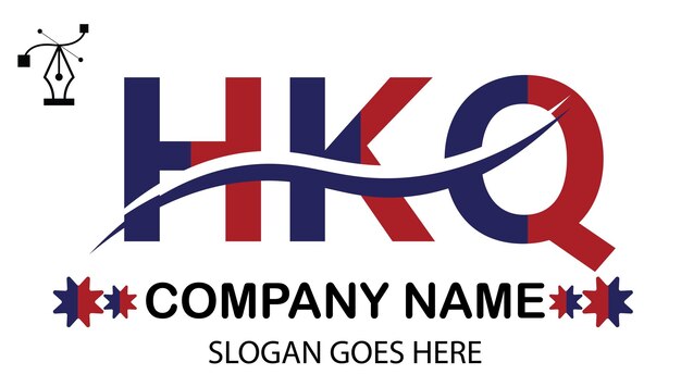 Vector hkq letter logo