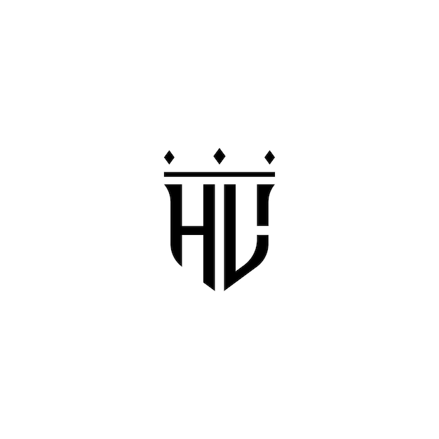 HL モノグラムロゴ デザイン文字 テキスト名 シンボル モノクロロゴタイプ アルファベット文字 シンプルロゴ