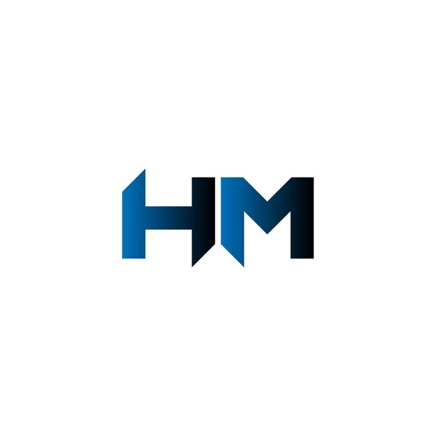 Vector hm monogram logo