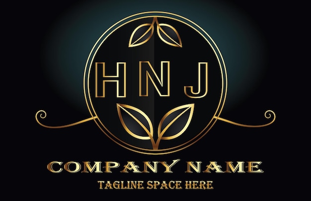 HNJ Letter Logo