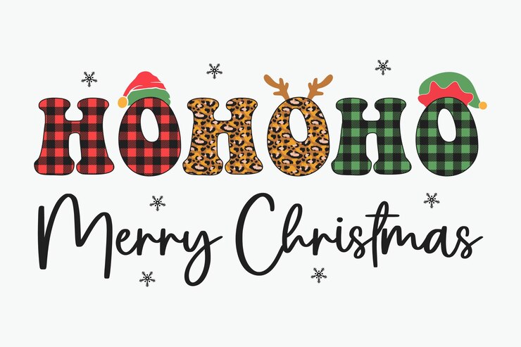Vector ho ho ho merry christmas t-shirt