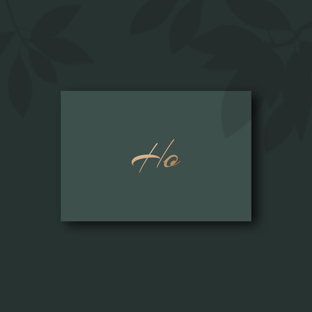 Ho logo design vector image