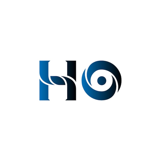 Vector ho logo design