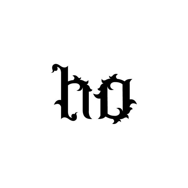 モノグラム ロゴデザイン 文字 文字 名前 シンボル 単色 ロゴタイプ アルファベット 文字 シンプル ロゴ