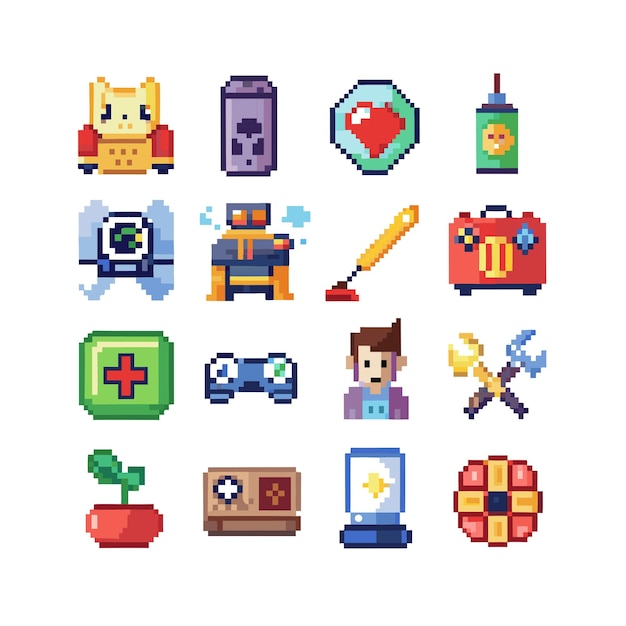 hobbies and interests icon set collection for documents websites and mobile applications