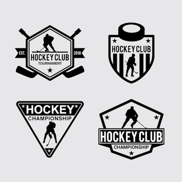 HOCKEY-badge en stickers