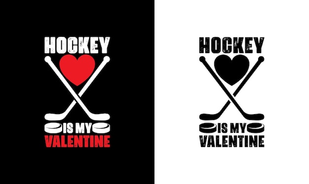 Hockey Quote T shirt design, typography