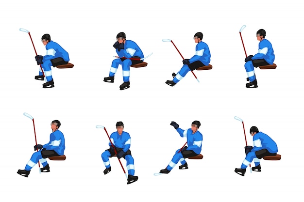 Hockey sit set