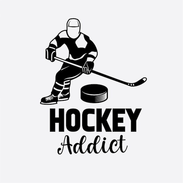 Vettore disegno in formato svg di hockey