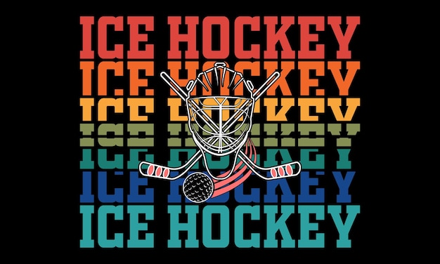 Hockey t-shirt design.