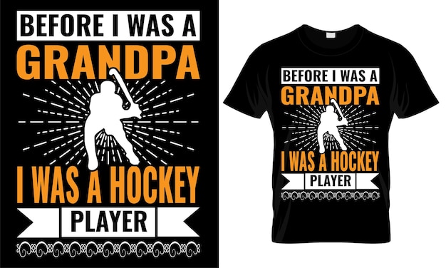 Hockey T-shirt vector typografie mode