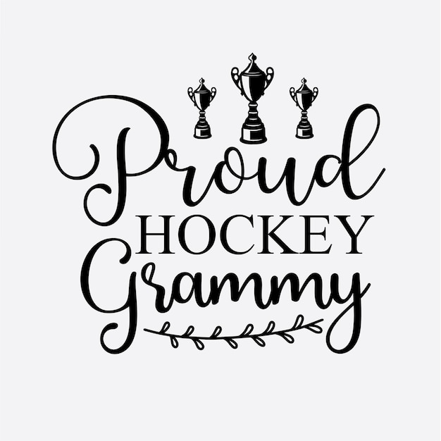 Vector hockey tshirt design hockey svg cut files design