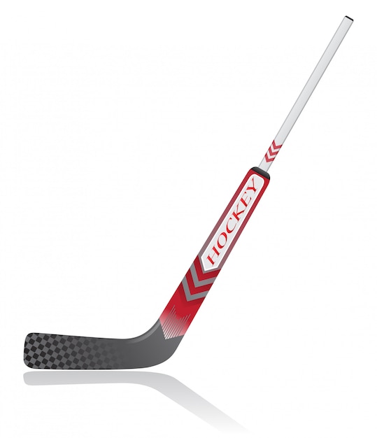 Hockeystick voor goalie vectorillustratie