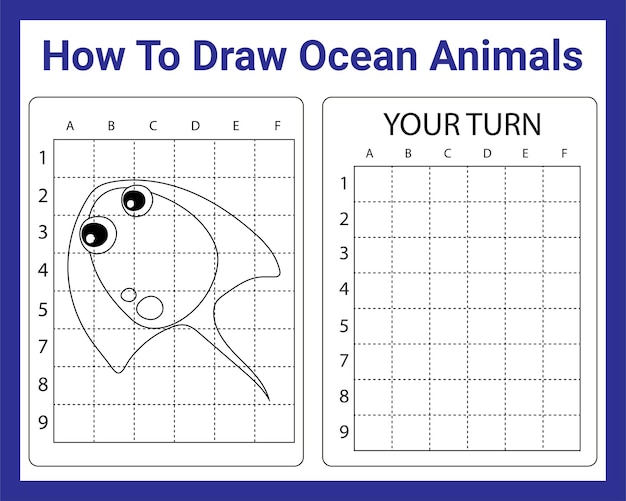 Hoe oceaandieren voor kinderen te tekenen