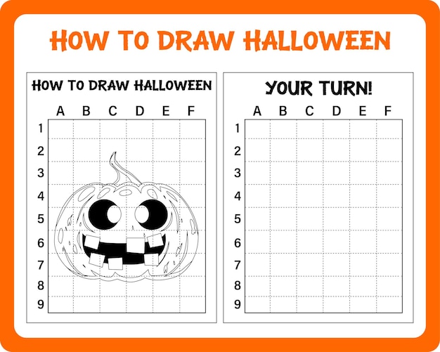Hoe teken je Halloween voor kinderen