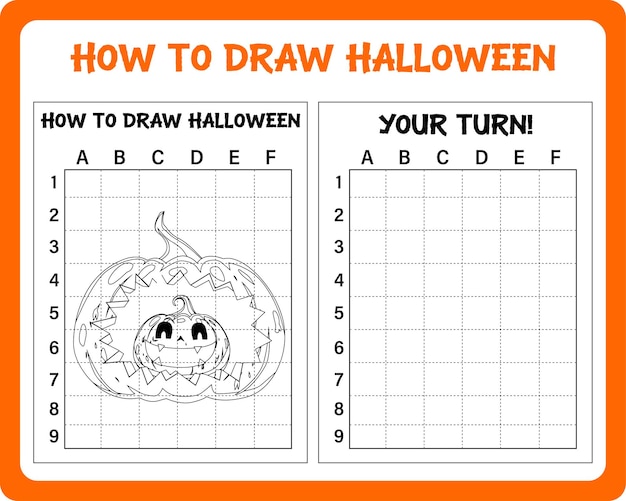Hoe teken je Halloween voor kinderen