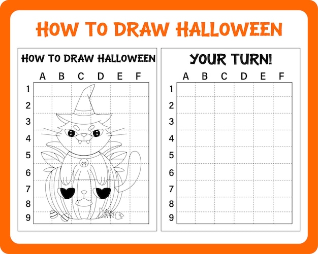 Hoe teken je Halloween voor kinderen