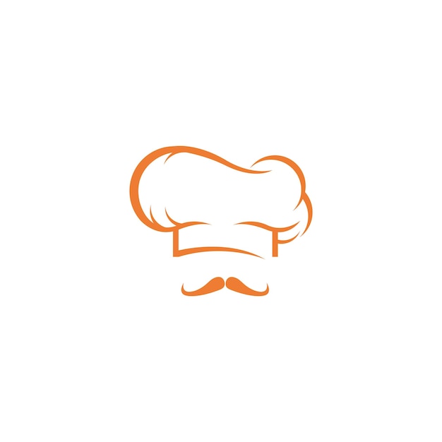 Hoed chef-kok logo sjabloon vector