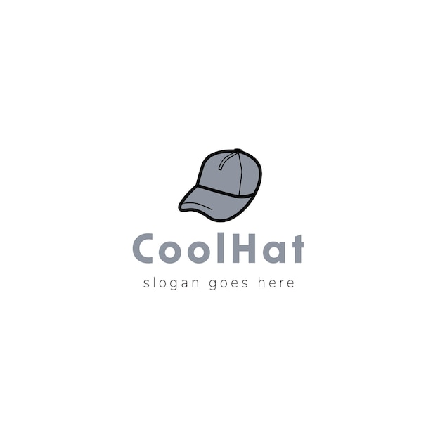 Hoed Vector Logo Ontwerp