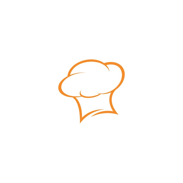 Hoedenchef-kok met de sjabloonvector van het sterembleem