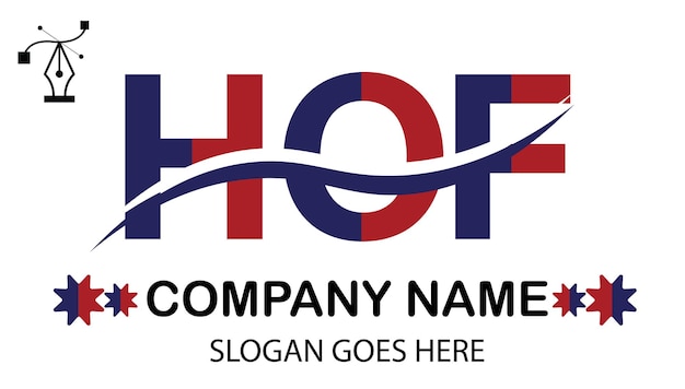 Логотип буквы HOF