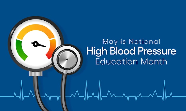 Hoge bloeddruk HBP-educatiemaand wordt elk jaar in mei waargenomen