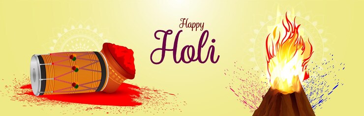 वेक्टर होली भारतीय त्यौहार