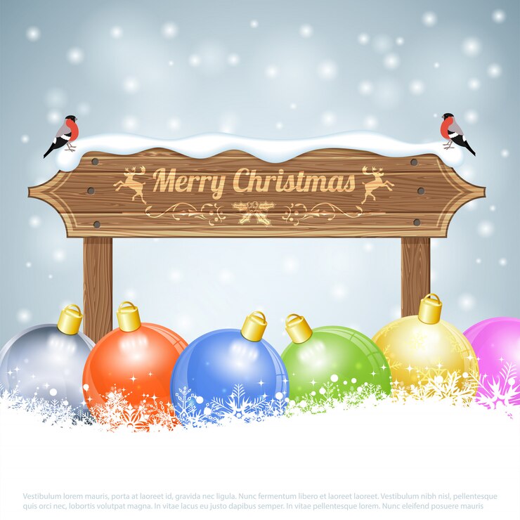 वेक्टर holiday christmas card