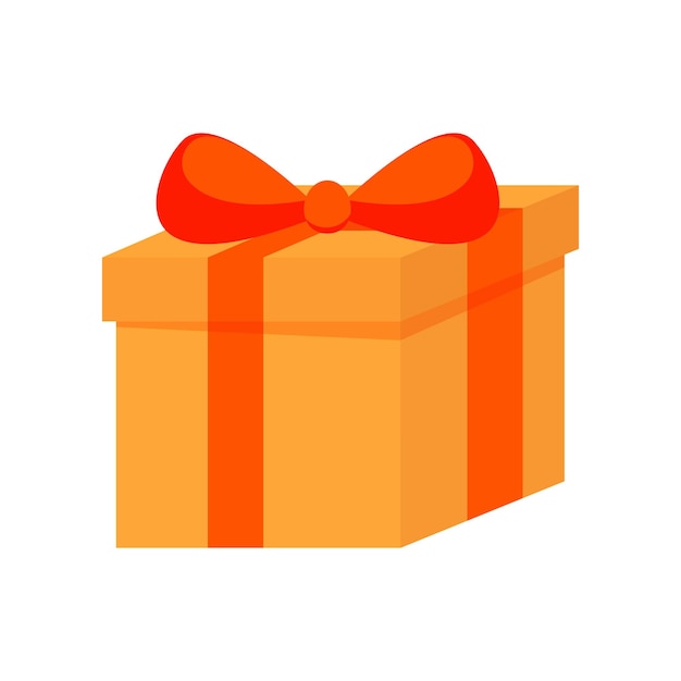 Vector holiday gift box