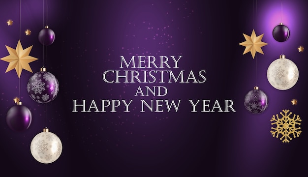 holiday new year and merry christmas background
