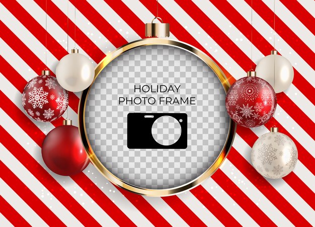 Holiday Photo Frame Template